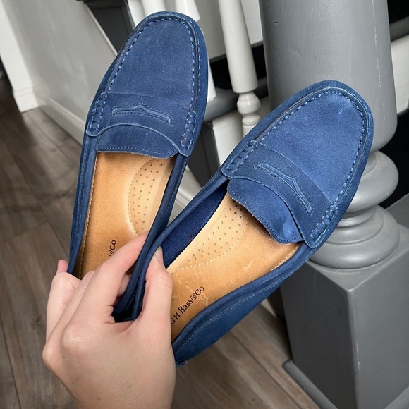 G.H. Bass & Co. Shoes - G.H. Bass & Co. royal blue womens bass missy penny loafers made in brazil